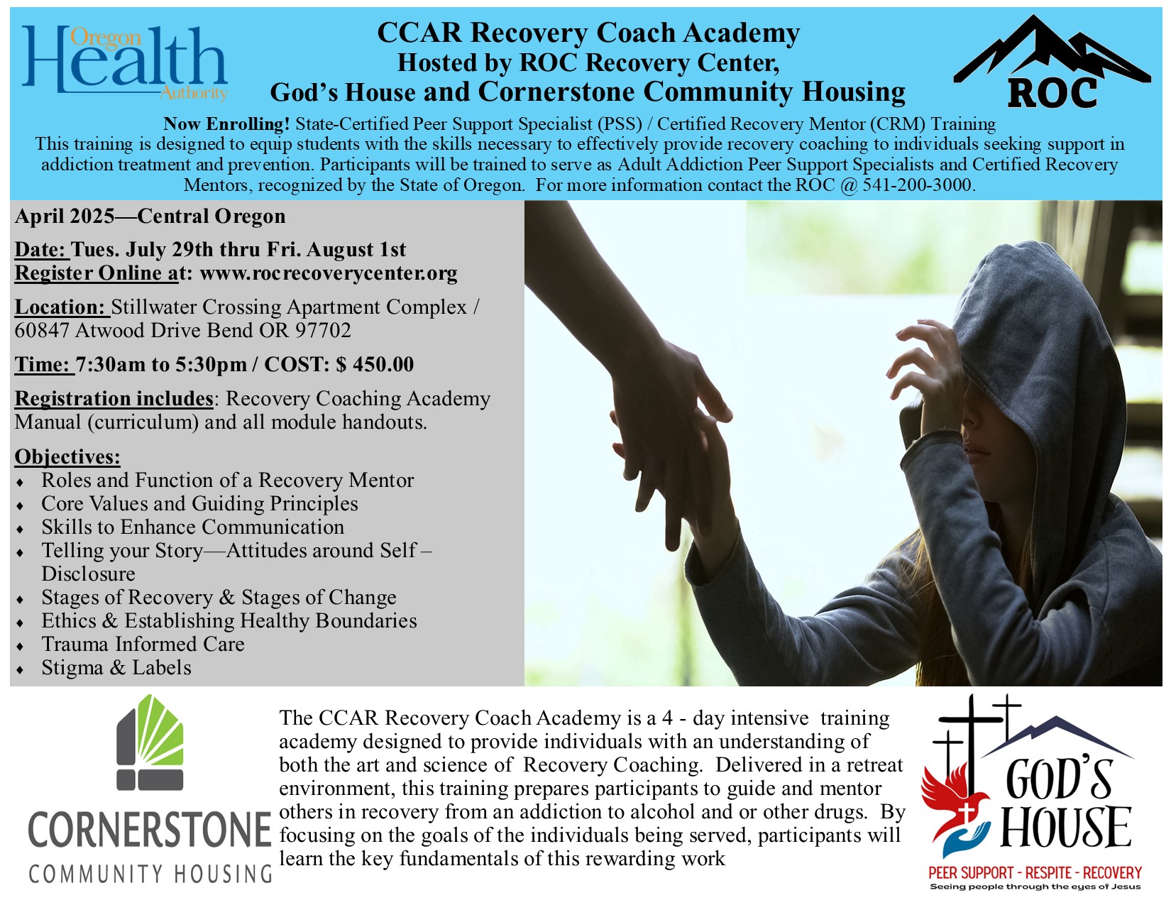 CCAR_Training Flyer Bend July 2025 Flyer CCAR_Training Flyer Bend July 2025 Flyer